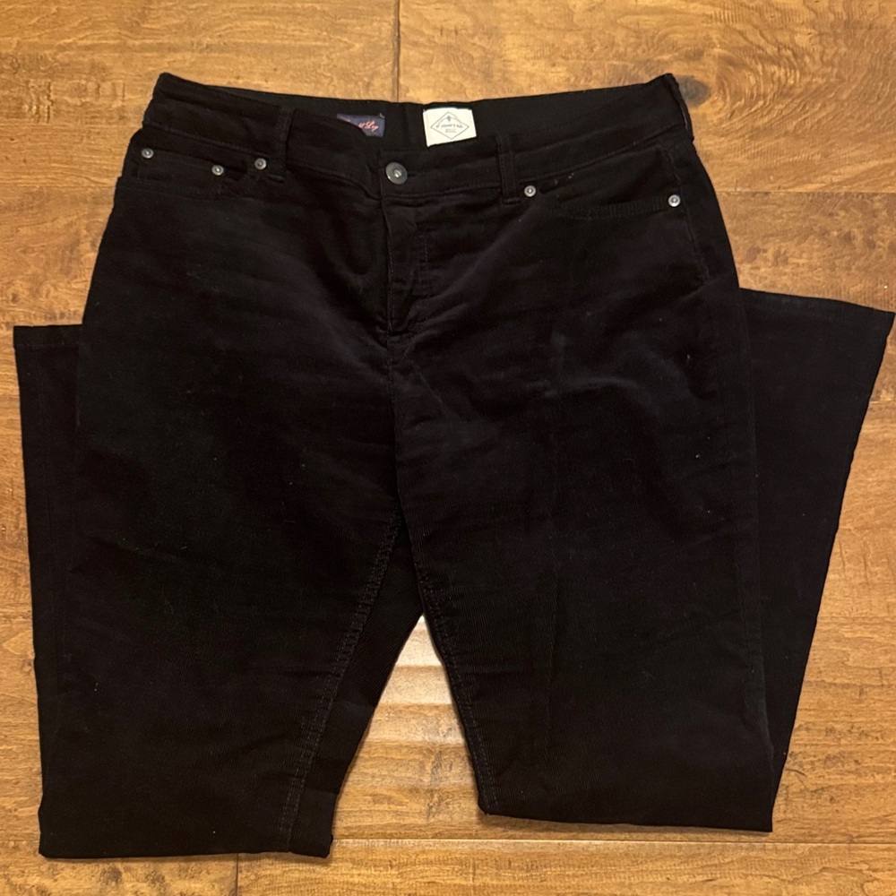 NWOT St John’s Bay Women's Black Corduroy pants